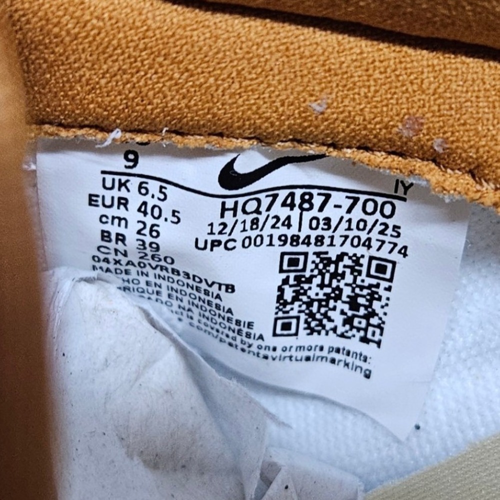 Nike Dunk Low SE Sneakers HQ7487-700 Desert Ochre Fauna Brown Womens Size 9 - Picture 9 of 11